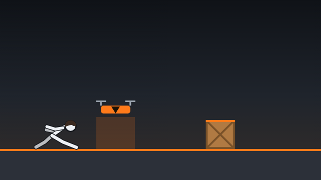 StickRun obstacle: Drone combo – scene from the game