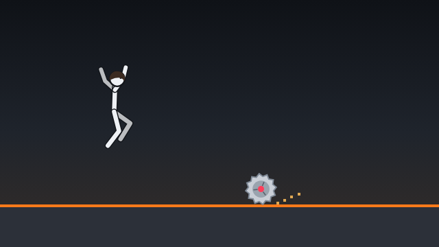 StickRun-Hindernis: Kreissäge – Szene aus dem Spiel