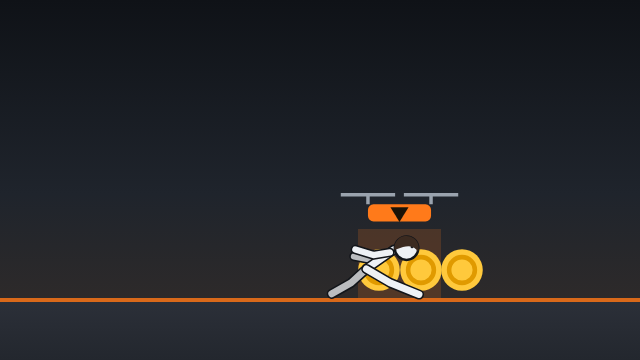 StickRun scene: Low drone